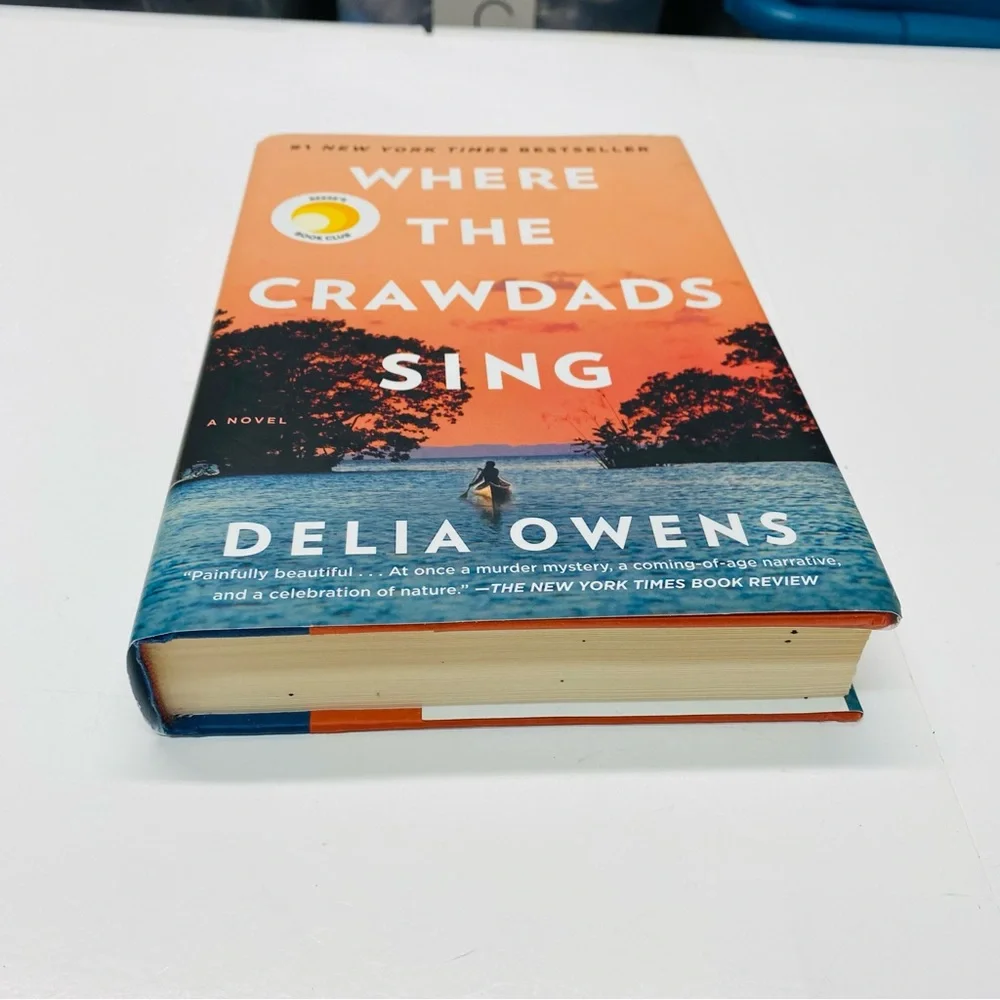 Where the Crawdads Sing Novel By Delia Owens Pre owned Book 2018 Murder Mystery